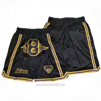 Pantalone Los Angeles Lakers Kobe Bryant 8 Mamba Negro