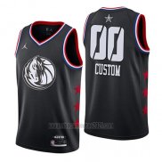 Camiseta All Star 2019 Dallas Mavericks Personalizada Negro