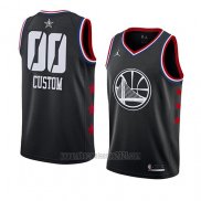 Camiseta All Star 2019 Golden State Warriors Personalizada Negro