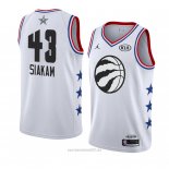 Camiseta All Star 2019 Toronto Raptors Pascal Siakam #43 Blanco