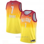 Camiseta All Star 2023 Brooklyn Nets Kevin Durant #7 Naranja