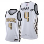 Camiseta Atlanta Hawks Charlie Brown JR. #4 Ciudad Blanco