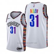 Camiseta Brooklyn Nets Jarrett Allen #31 Ciudad LGBTQ Pride Night 2020 Blanco