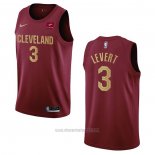 Camiseta Cleveland Cavaliers Caris Levert #3 Icon 2022-23 Rojo