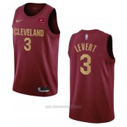 Camiseta Cleveland Cavaliers Caris Levert #3 Icon 2022-23 Rojo