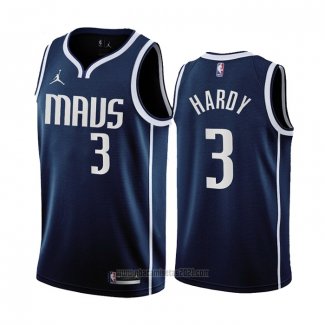 Camiseta Dallas Mavericks Jaden Hardy #3 Statement 2022-23 Azul