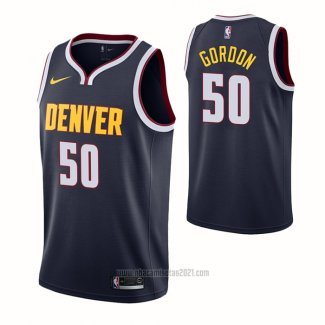 Camiseta Denver Nuggets Aaron Gordon #50 Icon 2021 Azul