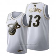 Camiseta Golden Edition Miami Heat Bam Adebayo #13 Blanco