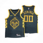 Camiseta Golden State Warriors Jonathan Kuminga #00 Ciudad 2018-19 Azul