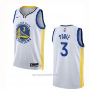 Camiseta Golden State Warriors Jordan Poole #3 Association 2022-23 Blanco