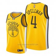 Camiseta Golden State Warriors Omari Spellman #4 Earned Amarillo