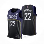 Camiseta Indiana Pacers Isaiah Jackson #22 Ciudad 2022-23 Azul