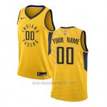Camiseta Indiana Pacers Personalizada Statement 2017-18 Amarillo