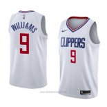 Camiseta Los Angeles Clippers C.j. Williams #9 Association 2018 Blanco