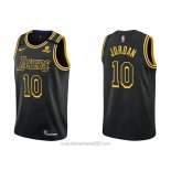 Camiseta Los Angeles Lakers DeAndre Jordan #10 Mamba 2021-22 Negro