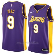 Camiseta Los Angeles Lakers Luol Deng #9 Statement 2018 Violeta