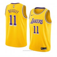 Camiseta Los Angeles Lakers Michael Beasley #11 Icon 2018-19 Amarillo