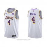 Camiseta Los Angeles Lakers Rajon Rondo #4 Association 2021-22 Blanco