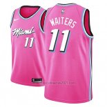 Camiseta Miami Heat Dion Waiters #11 Earned 2018-19 Rosa