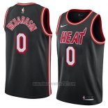 Camiseta Miami Heat Josh Richardson #0 Classic 2018 Negro