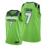 Camiseta Minnesota Timberwolves Isaiah Canaan #7 Statement Verde