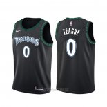 Camiseta Minnesota Timberwolves Jeff Teague #0 Classic Negro