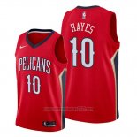 Camiseta New Orleans Pelicans Jaxson Hayes #10 Statement 2019-20 Rojo