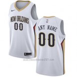 Camiseta New Orleans Pelicans Personalizada 17-18 Blanco