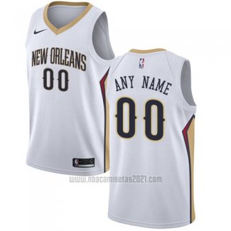 Camiseta New Orleans Pelicans Personalizada 17-18 Blanco