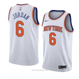 Camiseta New York Knicks Deandre Jordan #6 Statement 2018 Blanco