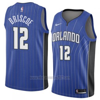 Camiseta Orlando Magic Isaiah Briscoe #12 Icon 2018 Azul