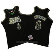 Camiseta Philadelphia 76ers Allen Iverson #3 Camuflaje Verde