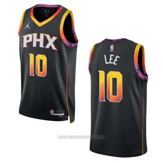 Camiseta Phoenix Suns Damion Lee #10 Statement 2022-23 Negro