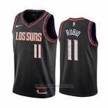 Camiseta Phoenix Suns Ricky Rubio #11 Ciudad Negro