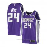 Camiseta Sacramento Kings Buddy Hield #24 Icon Violeta