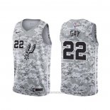 Camiseta San Antonio Spurs Rudy Gay #22 Earned Camuflaje