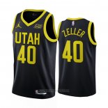 Camiseta Utah Jazz Cody Zeller #40 Statement 2022-23 Negro