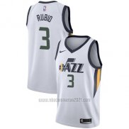 Camiseta Utah Jazz Ricky Rubio #3 Association 2017-18 Blanco