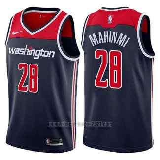 Camiseta Washington Wizards Ian Mahinmi #28 Statement 2017-18 Azul