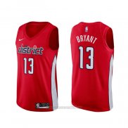 Camiseta Washington Wizards Thomas Bryant #13 Earned Rojo