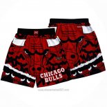 Pantalone Chicago Bulls Mitchell & Ness Rojo Negro