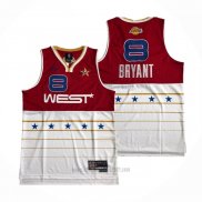 Camiseta All Star 2006 Kobe Bryant #8 Rojo Blanco