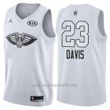 Camiseta All Star 2018 New Orleans Pelicans Anthony Davis #23 Blanco