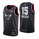 Camiseta All Star 2019 Charlotte Hornets Kemba Walker #15 Negro