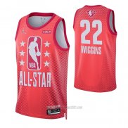 Camiseta All Star 2022 Golden State Warriors Andrew Wiggins #22 Granate