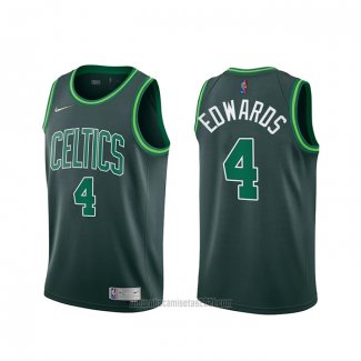 Camiseta Boston Celtics Carsen Edwards #4 Earned 2020-21 Verde