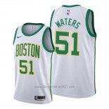 Camiseta Boston Celtics Tremont Waters #51 Ciudad 2019-20 Blanco