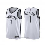 Camiseta Brooklyn Nets Jamal Crawford #1 Association Blanco