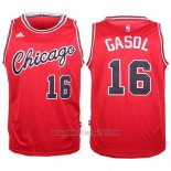 Camiseta Chicago Bulls Pau Gasol #16 Retro Rojo