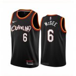 Camiseta Cleveland Cavaliers JaVale McGee #6 Ciudad 2020-21 Negro